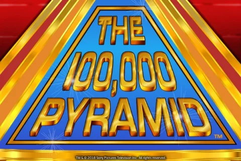 The $100,000 Pyramid slot game artwork