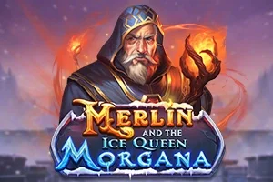 Merlin and the Ice Queen Morgana slot game artwork