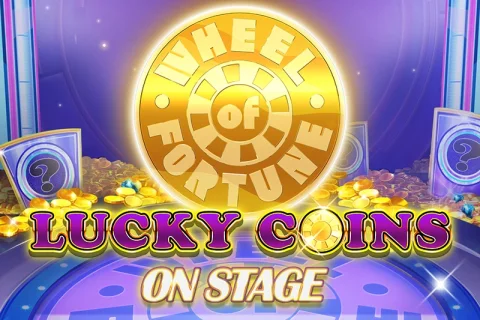 Wheel of Fortune Lucky Coins On Stage slot game artwork