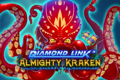 Diamond Link Almighty Kraken slot game artwork
