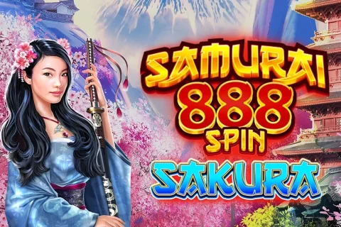 Samurai 888 Spin Sakura slot game artwork
