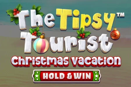 The Tipsy Tourist: Christmas Vacation slot game artwork