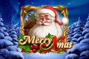 Merry Xmas slot game artwork