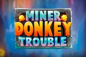 Miner Donkey Trouble slot game artwork