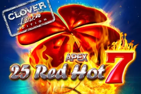 25 Red Hot 7 Clover Link slot game artwork