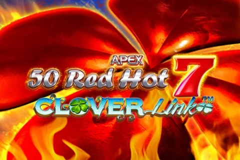 50 Red Hot 7 Clover Link slot game artwork