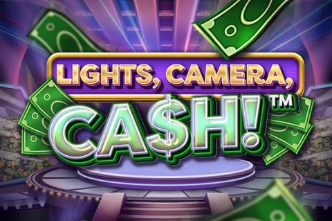 Lights, Camera, Cash! slot game artwork