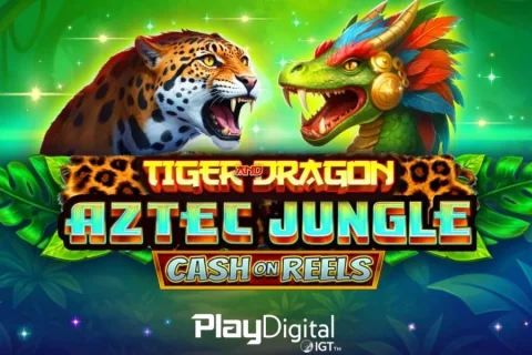 Tiger and Dragon Aztec Jungle slot game artwork