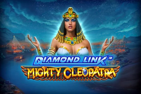 Diamond Link Mighty Cleopatra slot game artwork