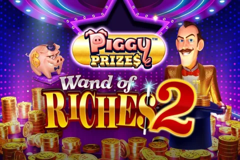 Piggy Prizes: Wand of Riches 2 slot game artwork