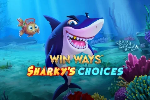 Sharky’s Choices Win Ways slot game artwork