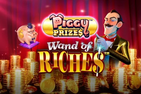 Piggy Prizes Wand of Riches slot game artwork