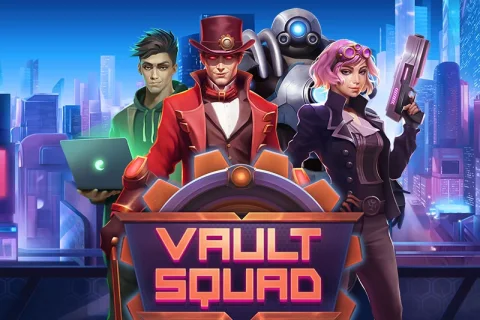 Vault Squad slot game artwork