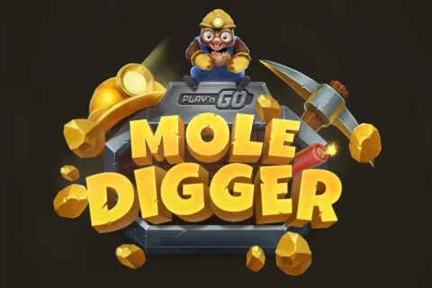 Mole Digger slot game artwork