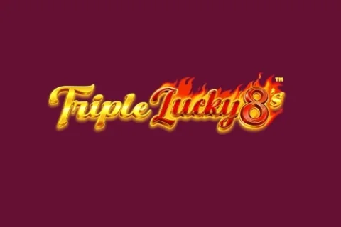 Triple Lucky 8’s slot game artwork