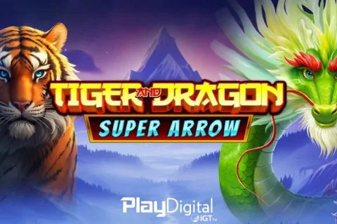 Tiger and Dragon Super Arrow slot game artwork