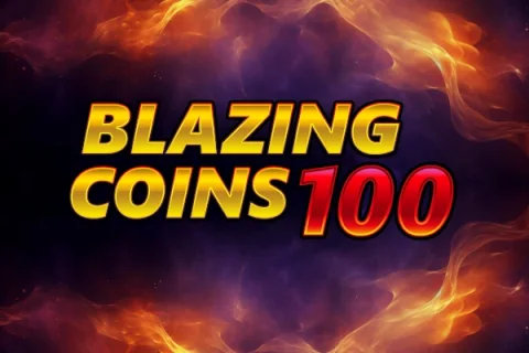 Blazing Coins 100 slot game artwork