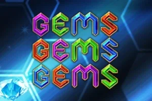 Gems Gems Gems slot game artwork