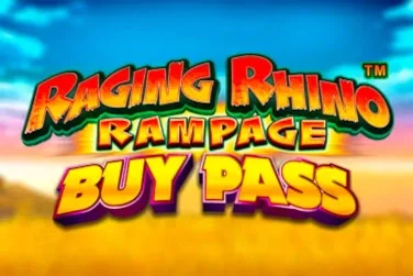 Raging Rhino Rampage Buy Pass slot game artwork