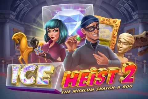 Ice Heist 2: The Museum Snatch-a-Roo slot game artwork