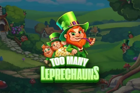 Too Many Leprechauns slot game artwork