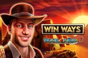 Book of Ra Deluxe 10 Win Ways slot game artwork