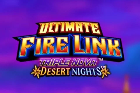 Ultimate Fire Link Triple Nova Desert Nights slot game artwork