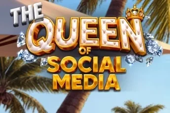 The Queen of Social Media slot game artwork