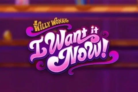 Willy Wonka I Want It Now slot game artwork