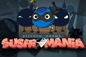 Kitchen Drama Sushi Mania slot game artwork
