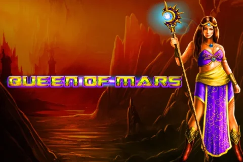 Queen Of Mars slot game artwork