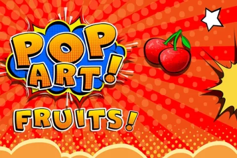 Pop Art Fruits slot game artwork