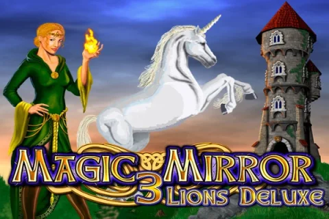 Magic Mirror 3 Lions Deluxe slot game artwork