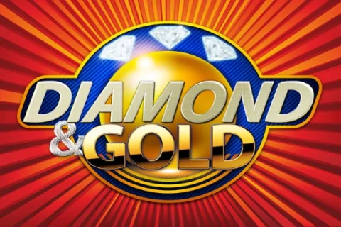 Diamond and Gold slot game artwork