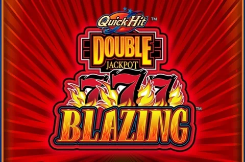 Quick Hit Double Jackpot Blazing 777’s slot game artwork