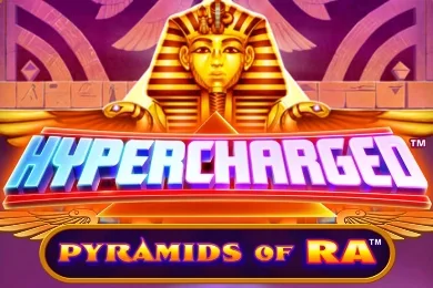 Hypercharged Pyramids of Ra slot game artwork