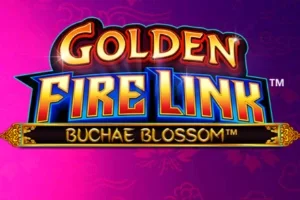 Golden Fire Link Buchae Blossom slot game artwork