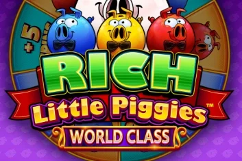 Rich Little Piggies World Class slot game artwork