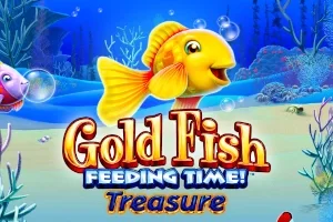 Gold Fish Feeding Time Treasure slot game artwork