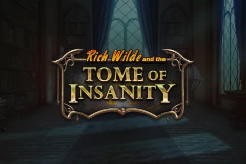 Rich Wilde and the Tome of Insanity slot game artwork