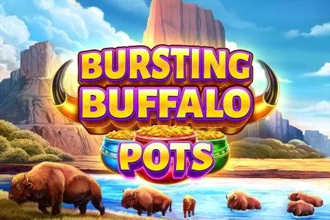 Bursting Buffalo Pots slot game artwork
