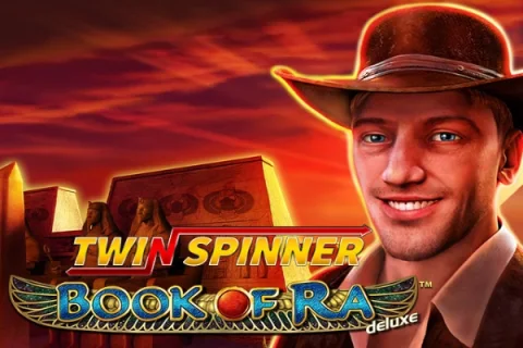Twin Spinner Book of Ra deluxe slot game artwork