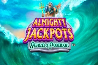Almighty Jackpots: Realm of Poseidon slot game artwork