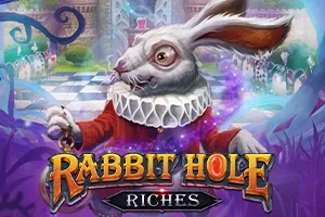 Rabbit Hole Riches slot game artwork