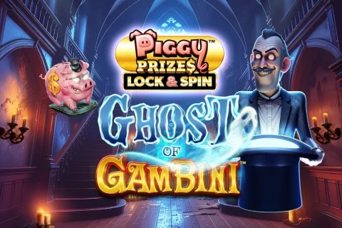 Piggy Prizes Ghost of Gambini slot game artwork
