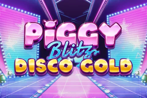Piggy Blitz Disco Gold slot game artwork