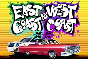 East Coast vs West Coast slot game artwork