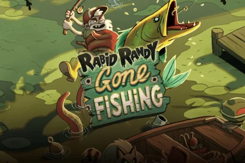 Rabid Randy Gone Fishing slot game artwork