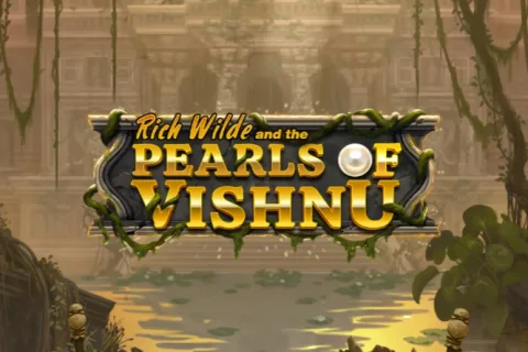 Rich Wilde and the Pearls of Vishnu slot game artwork