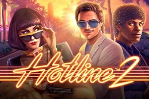 Hotline 2 slot game artwork